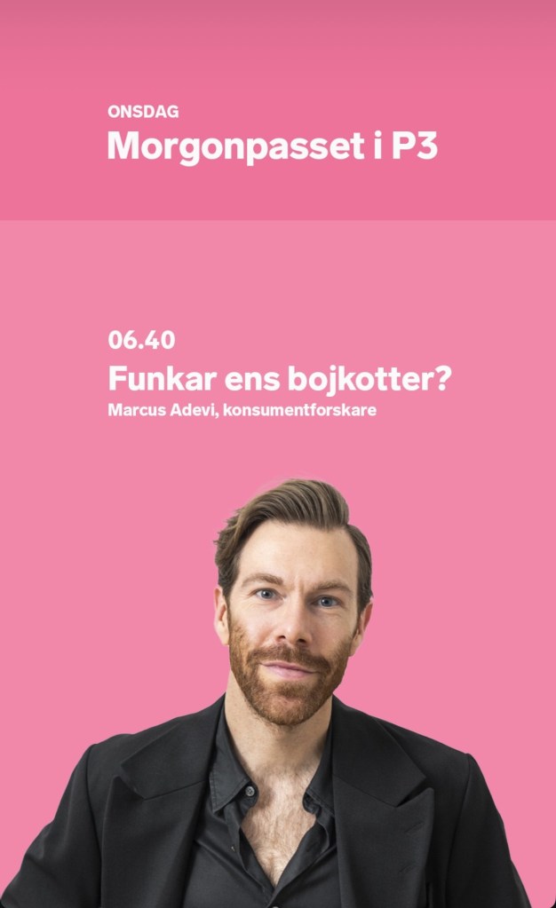 Marcus Adevi i Morgonpasset i P3